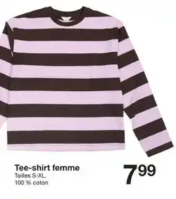 Zeeman Tee-shirt femme offre