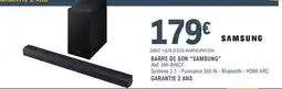 E.Leclerc Samsung - barre de son offre