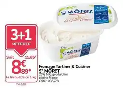 Promocash St moret - fromage tartiner & cuisiner offre