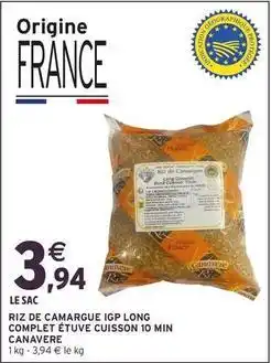 Intermarché Complet - riz de camargue igp long etuve cuisson 10 min offre