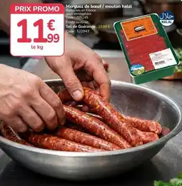 Promocash Promo - merguez de bœuf/ mouton halal offre