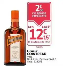 Promocash Cointreau - liqueur offre