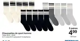 Zeeman Chaussettes de sport homme offre