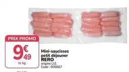 Promocash Promo - mini-saucisses petit déjeuner offre