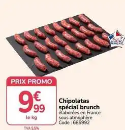 Promocash Promo - chipolatas spécial brunch offre