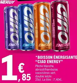 E.Leclerc Boisson énergisante offre