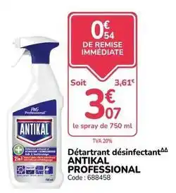 Promocash Antikal - détartrant désinfectant offre