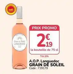 Promocash Promo - a.o.p. languedoc offre