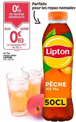 Promocash Lipton - parfaits pour les repas nomades offre