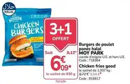 Promocash Good - burgers de poulet panés halal offre