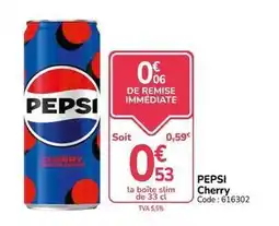 Promocash Pepsi - cherry offre