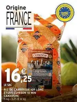 Intermarché Riz de camargue igp long ectuve cuisson 10 min offre