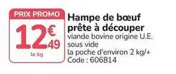 Promocash Promo - hampe de bœuf prête à découper offre