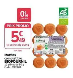 Promocash Promo - muffins complet bio offre