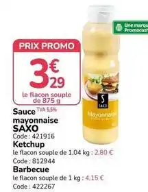 Promocash Promo - sauce mayonnaise offre