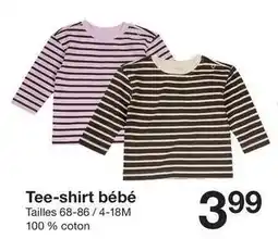 Zeeman Tee-shirt bébé offre