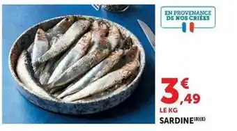 Hyper U Sardine offre