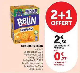 Hyper U Belin - crackers offre