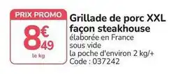 Promocash Promo - grillade de porc xxl façon steakhouse offre