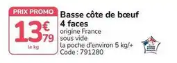 Promocash Promo - basse côte de bœuf 4 faces offre
