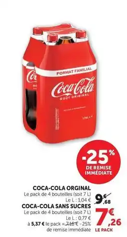 Hyper U Coca cola - original offre