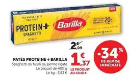 Hyper U Barilla - pates proteine + offre