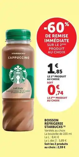 Super U Starbucks - boisson réfrigérée offre