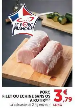 Hyper U Porc filet a rotir offre