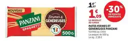 U Express Panzani - pates fermes et genereuses offre