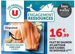 Hyper U U - filet de saumon atlantique des fjords de norvege offre