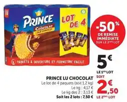 Hyper U Lu - prince chocolat offre
