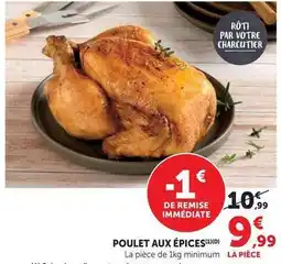 Super U Poulet aux épices offre