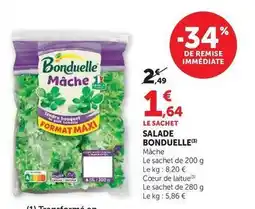 Super U Bonduelle - salade offre