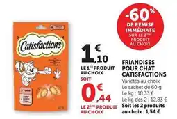 Super U Catisfactions - friandises pour chat offre
