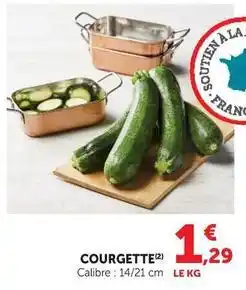 Hyper U Courgette offre