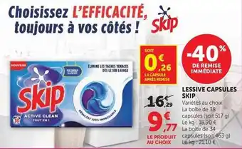 Skip - lessive capsules