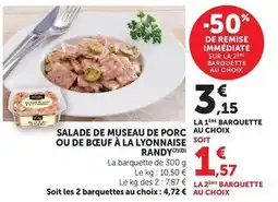 U Express Maison randy - salade de museau de porc à la lyonnaise offre