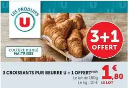 U Express U - croissants pur beurre offre