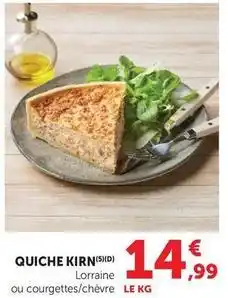 Hyper U Quiche kirn offre