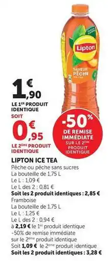 U Express Lipton - ice tea offre