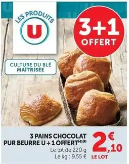 U Express U - pains chocolat pur beurre offre