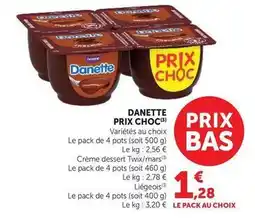 Super U Danone - danette offre