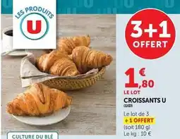 Super U Croissants u offre