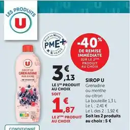 U Express U - sirop offre