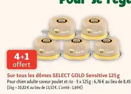 Maxi Zoo Select gold - sur tous les dômes sensitive offre