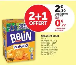 U Express Belin - crackers offre