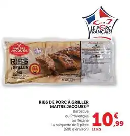 U Express Maitre jacques - ribs de porc à griller offre