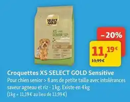 Maxi Zoo Select gold - croquettes xs gold sensitive offre
