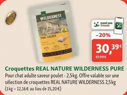 Maxi Zoo Real nature wilderness pure - croquettes offre