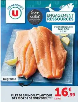 U Express U - filet de saumon atlantique des fjords de norvege offre